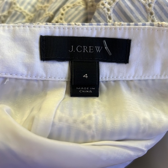 J crew yellow and gray skirt size: 4 - Picture 5 of 9